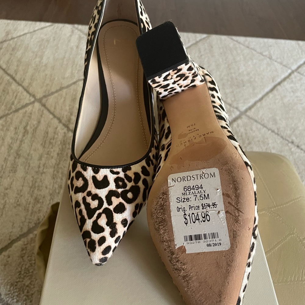 Leopard Mark Fisher pumps